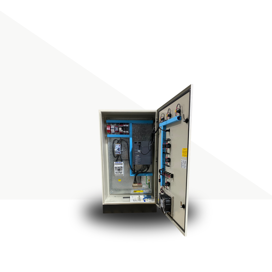 Painel com Inversor de Frequência - Rede Monofásica para Trifásico